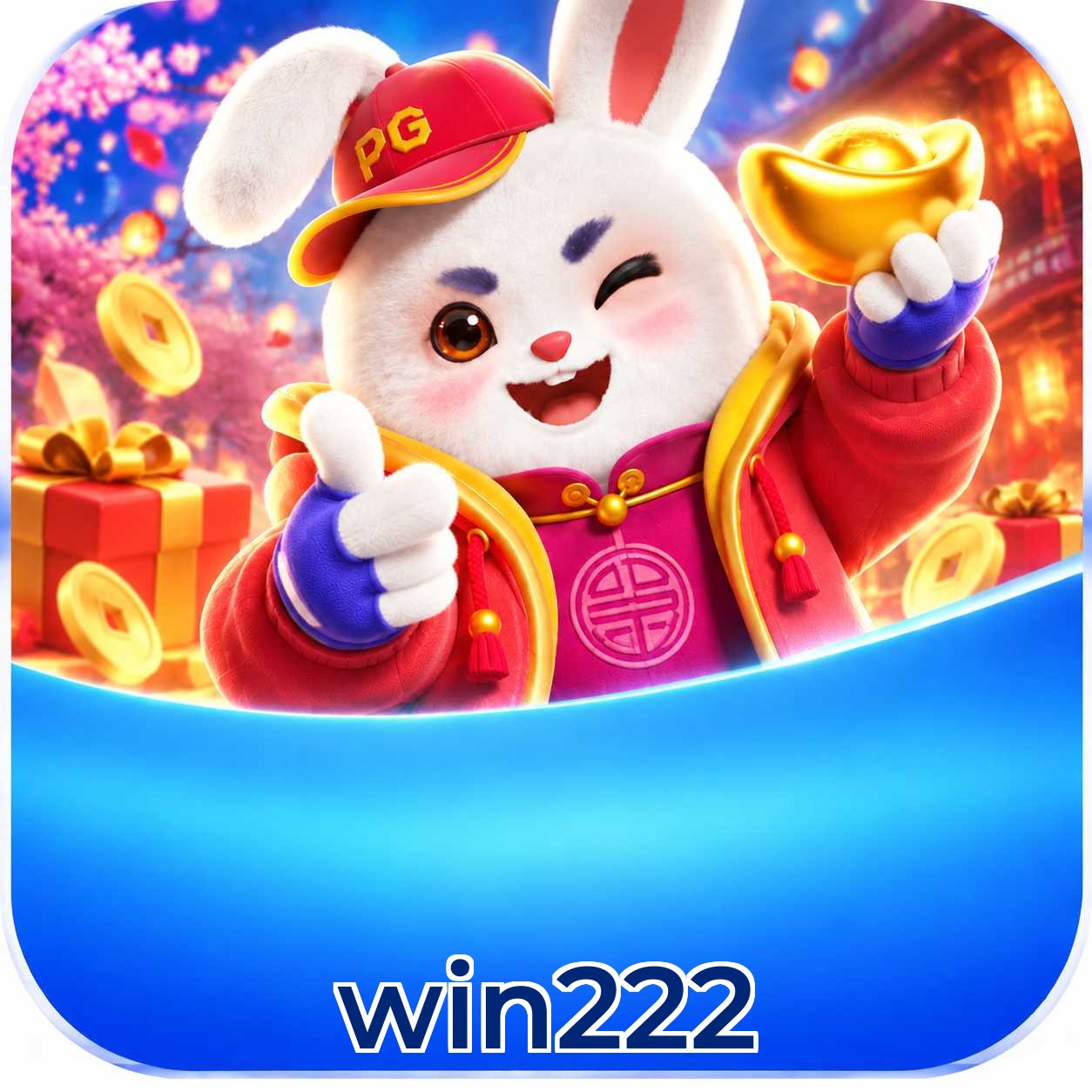 win222 Logo - Bônus com Rollover Justo
